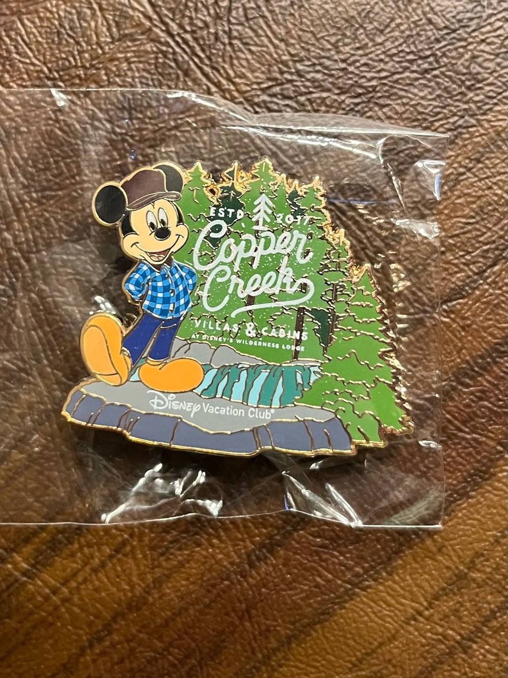 NWT Limited Edition DVC Copper Creek Grand Opening Enamel Pin